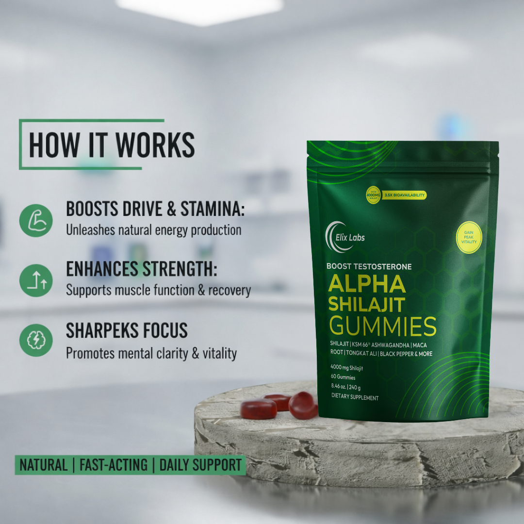Gomitas Alpha Power de ElixLabs