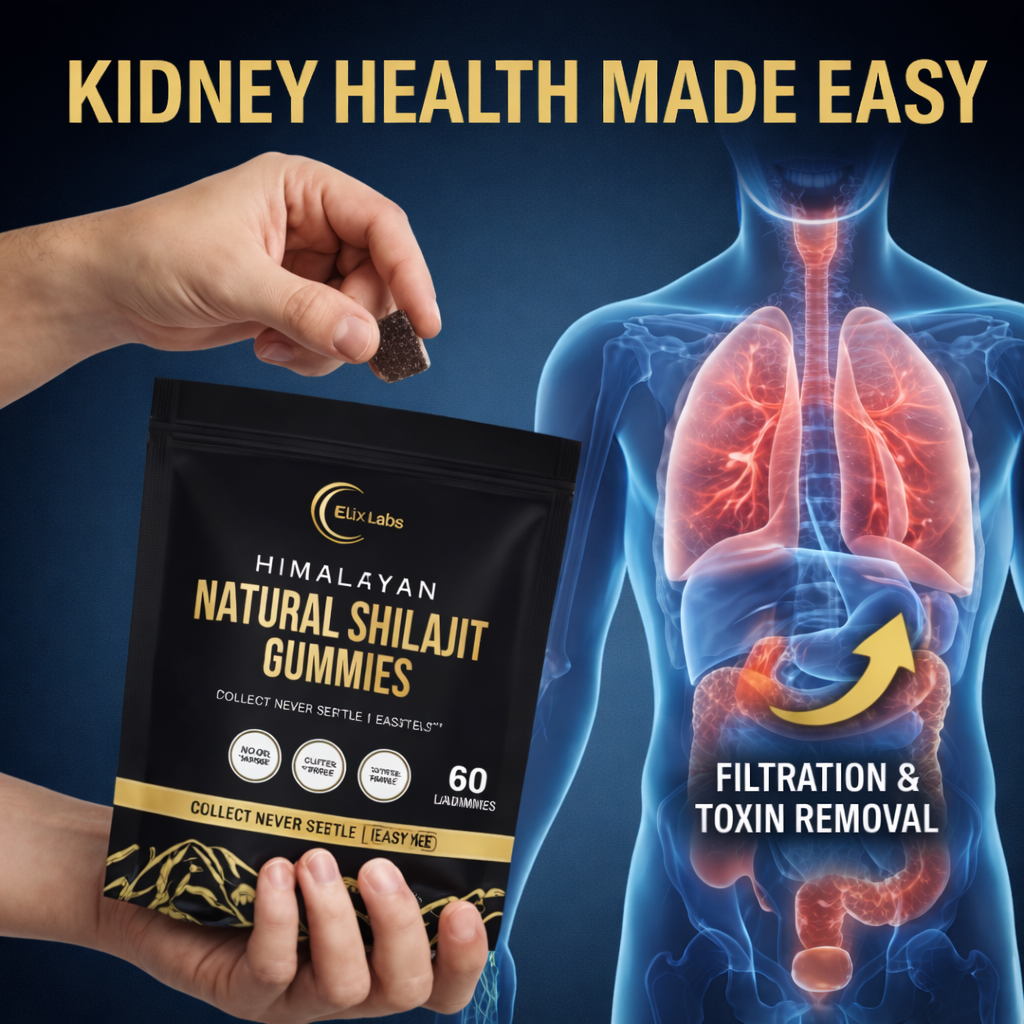 Gomitas de Shilajit del Himalaya para el apoyo renal