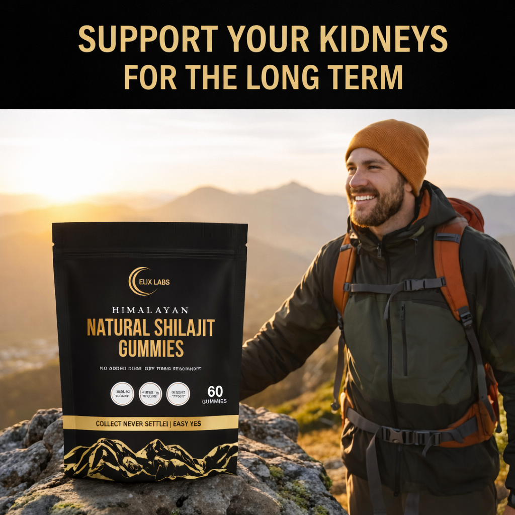 Gomitas de Shilajit del Himalaya para el apoyo renal
