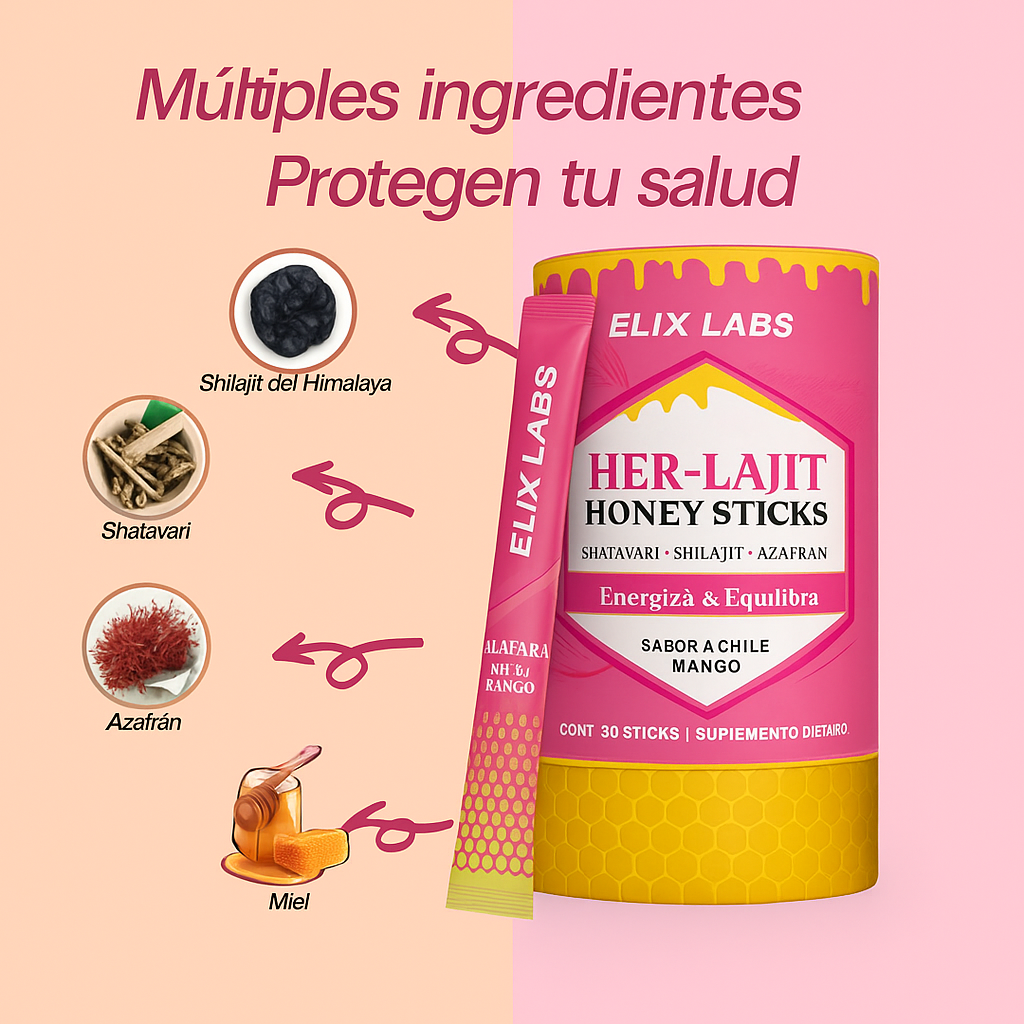 Barritas de miel Her-Lajit™ de ElixLabs
