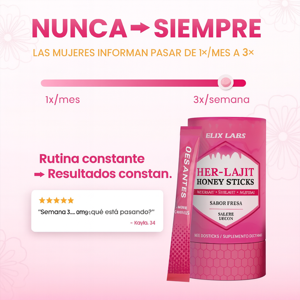 Barritas de miel Her-Lajit™ de ElixLabs