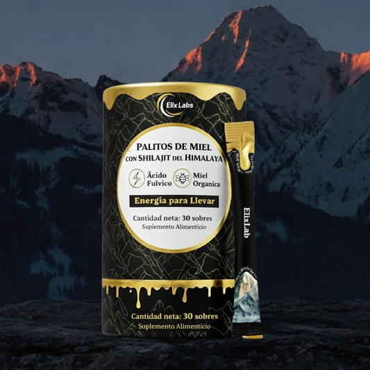 Barritas de miel dorada Shilajit del Himalaya puro