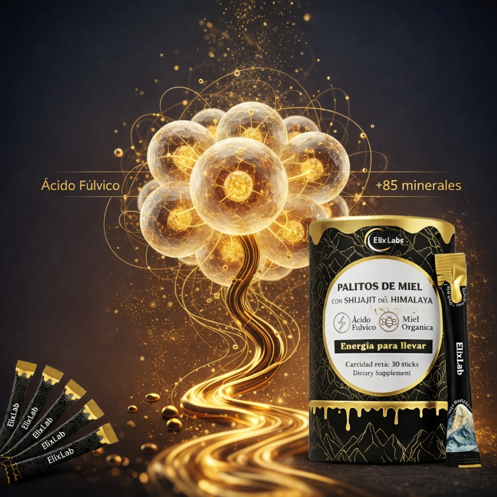 Barritas de miel dorada Shilajit del Himalaya puro