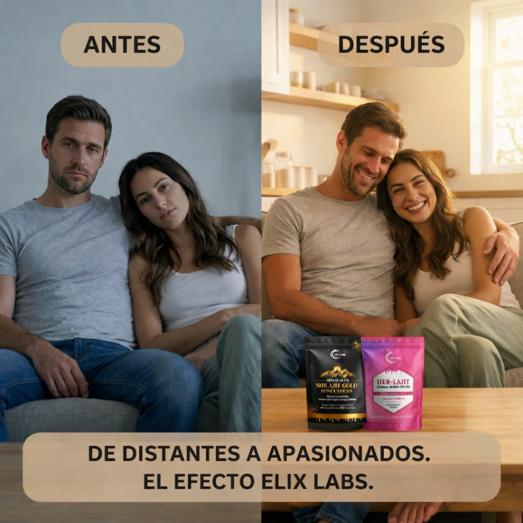 Paquete Power Couple de ElixLabs | Sistema para la virilidad y la pasión para él y para ella.