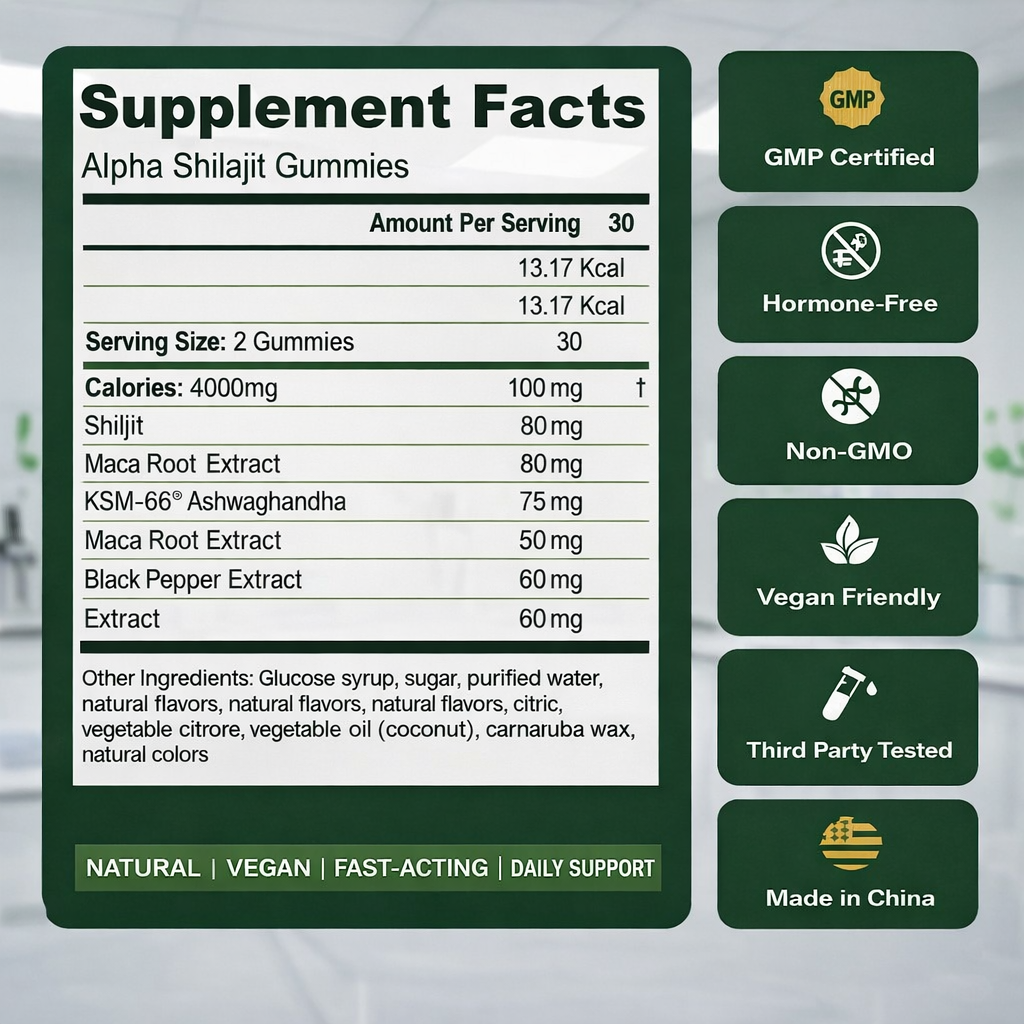 Gomitas Alpha Power de ElixLabs