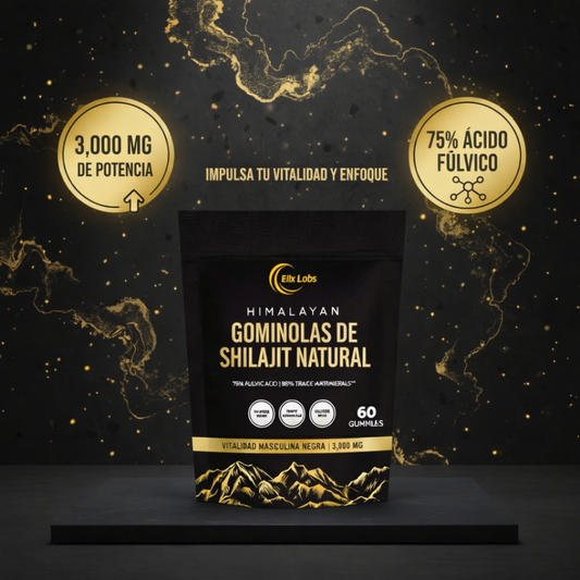 Gominolas de shilajit puro del Himalaya