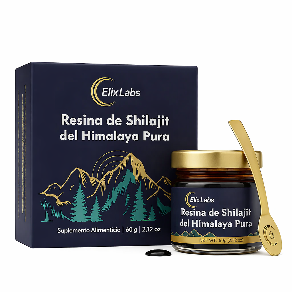 Resina pura de shilajit del Himalaya de ElixLabs