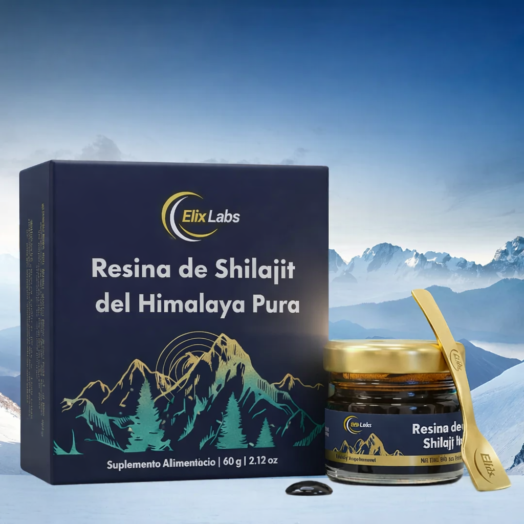 Resina pura de shilajit del Himalaya de ElixLabs