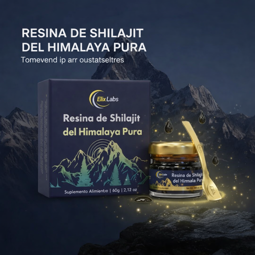 Resina pura de shilajit del Himalaya de ElixLabs