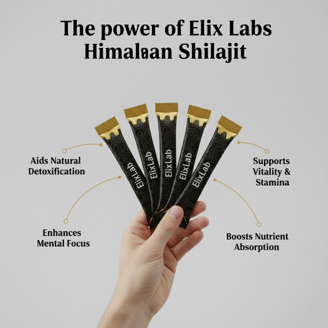 ElixLabs Himalyan Shilajit GOLD Honey Sticks