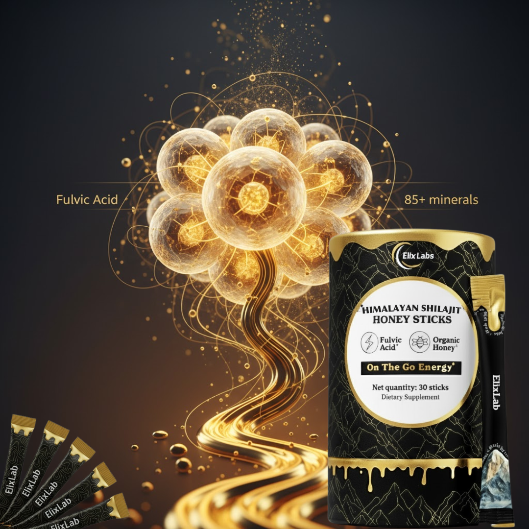 ElixLabs Himalyan Shilajit GOLD Honey Sticks