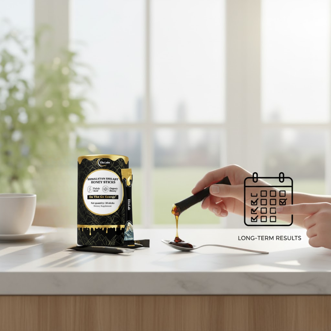 ElixLabs Himalyan Shilajit GOLD Honey Sticks