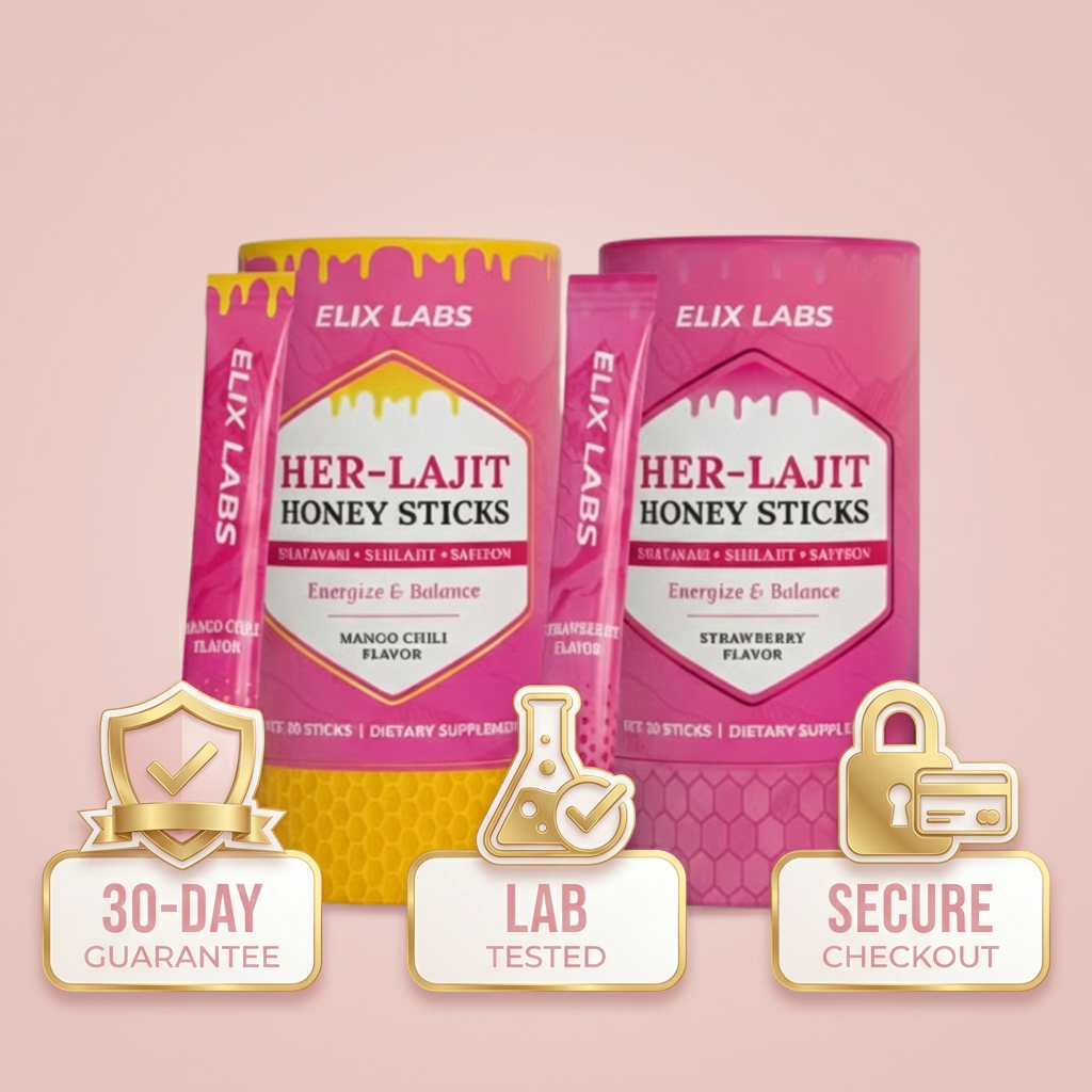 ElixLabs Shilajit Honey Sticks with Shatavari