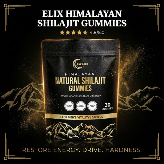 Elix Himalayan Natural Shilajit Gummies