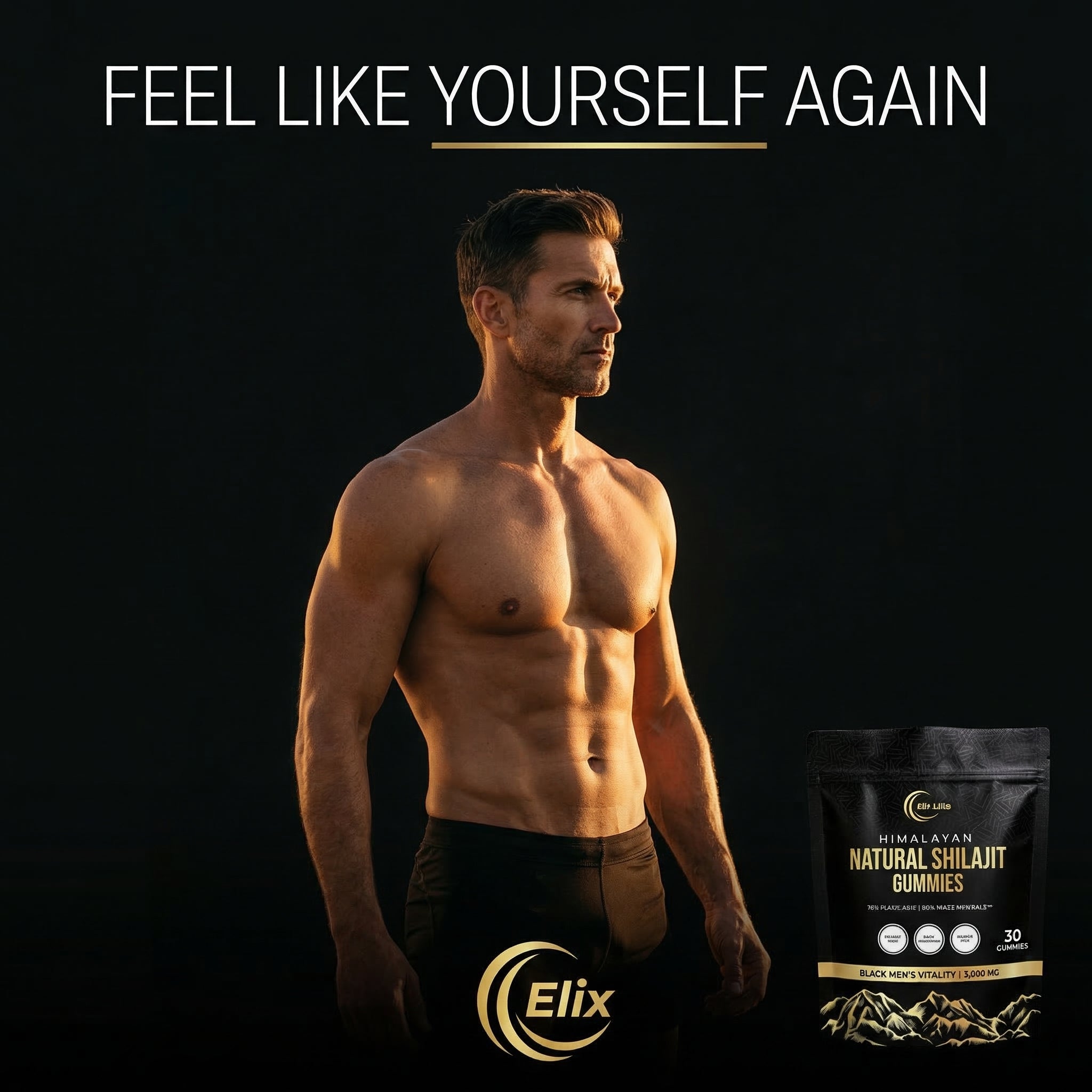 Elix Himalayan Natural Shilajit Gummies