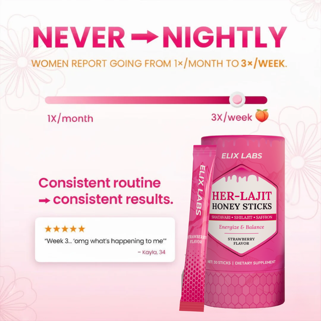 ElixLabs Her-Lajit™ Honey Sticks