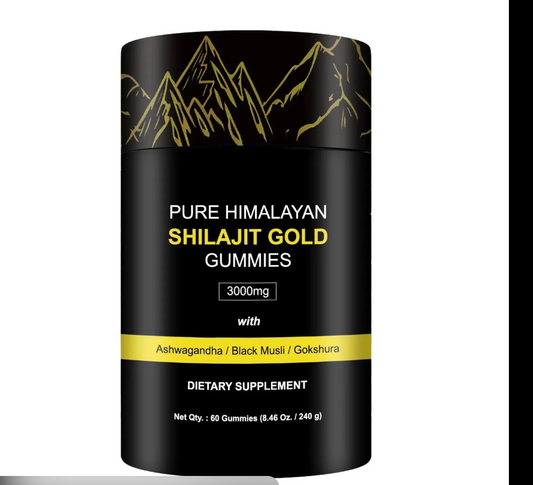 ElixLabs Himalayan Shilajit Gummies – Pure Resin Extract, 60 Count