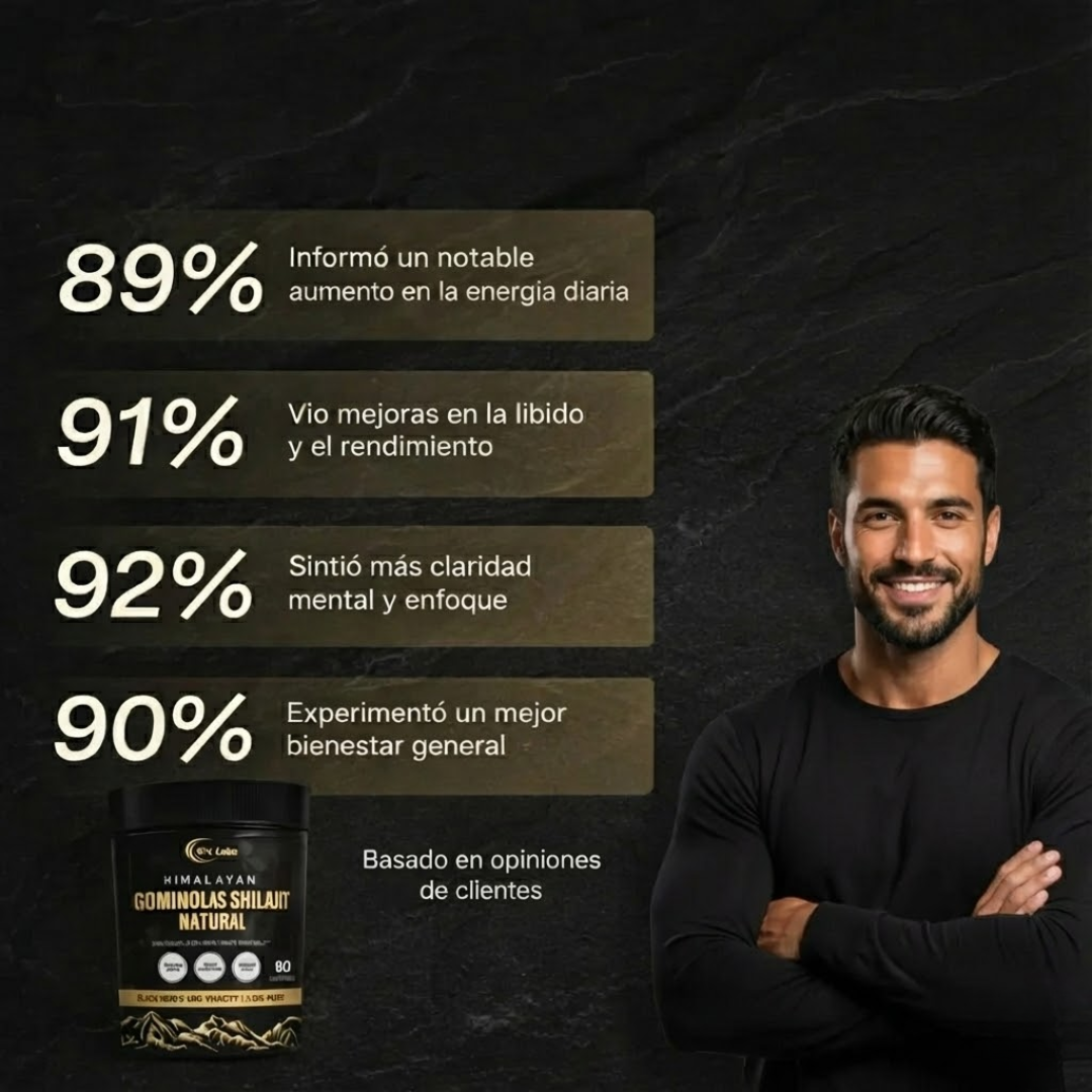 Gominolas de shilajit del Himalaya