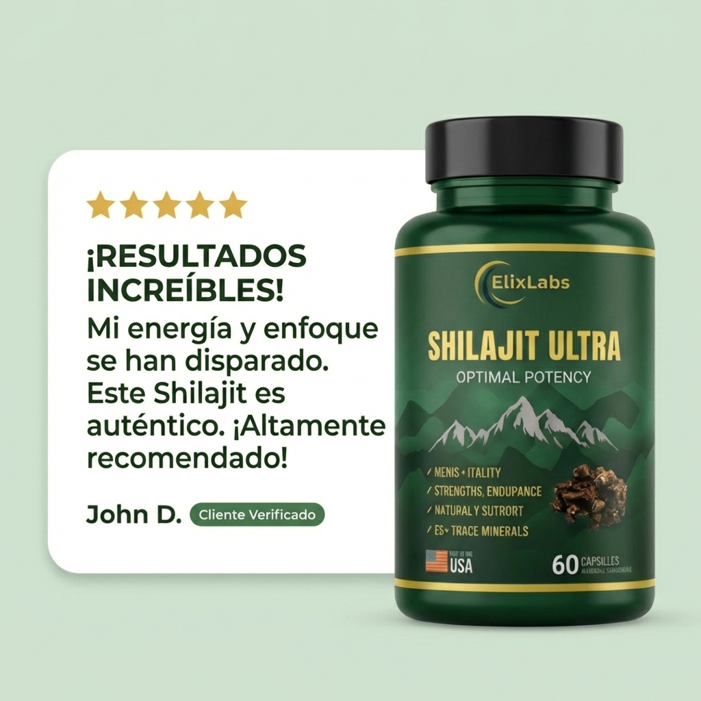 Shilajit Ultra Potency de ElixLabs