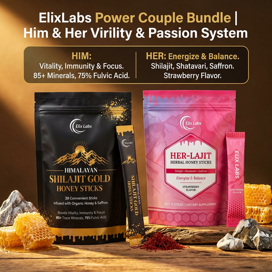 ElixLabs Power Couple Bundle | Him & Her Virility & Passion System