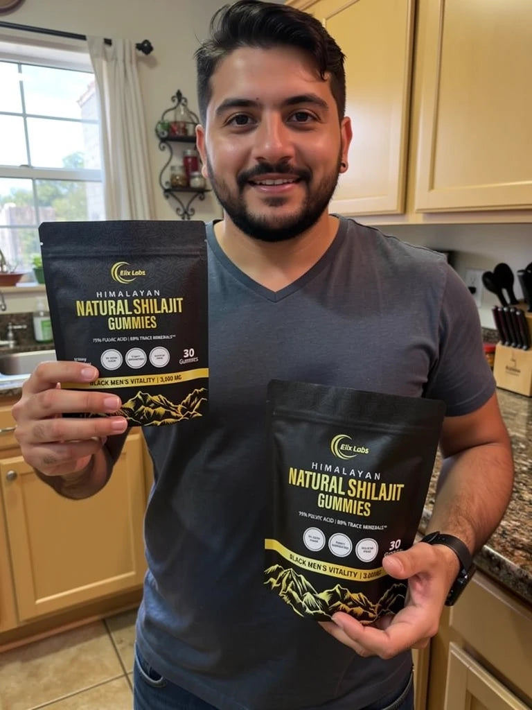 Elix Himalayan Natural Shilajit Gummies